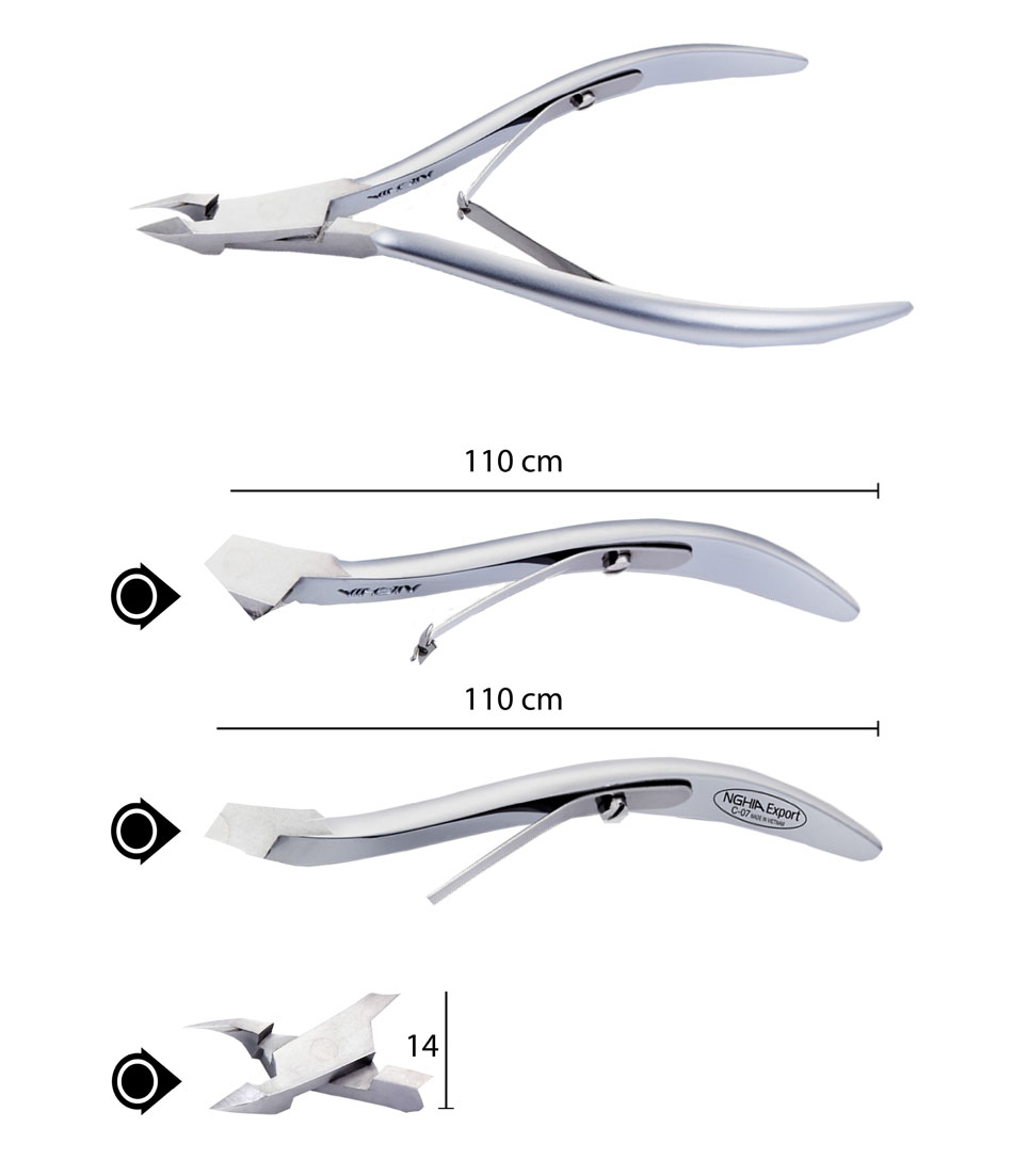 Cuticle Nipper C-07 JAW 12 - Consolidated NGHIA